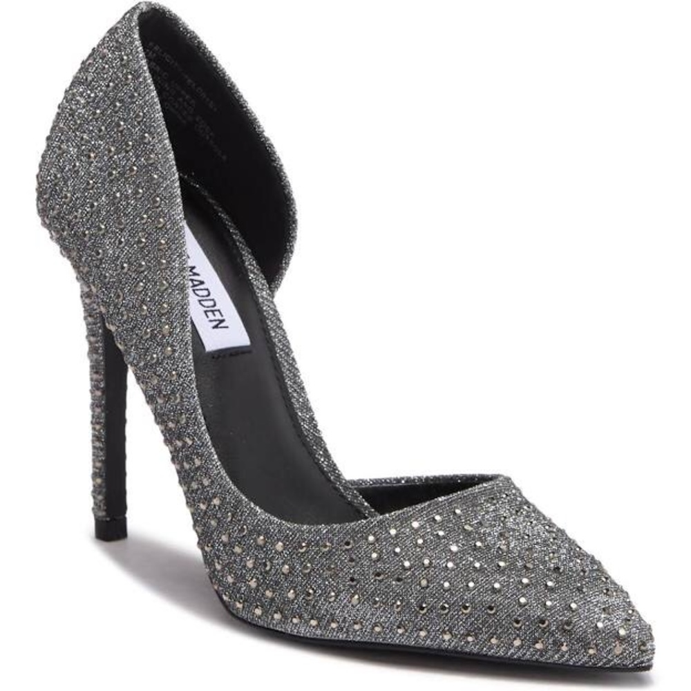 New Steve Madden Felicity Pewter High Heels